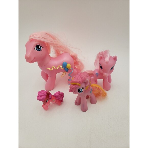 My Little Pony Pinkie Pie Figures Lot Of 4 Including G3 Favorite Friends Version - Picture 3 of 15